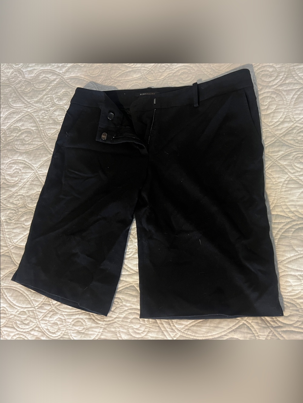 BCBGMaxAzria Black Chino Shorts
